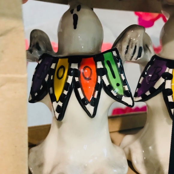 ⬇️🆕Blue Sky Ghost Salt & Pepper Shaker Set-NWT - Picture 4 of 13